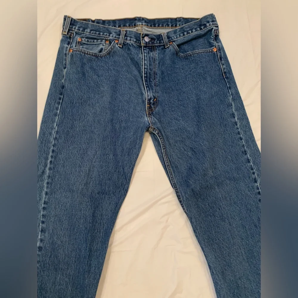 Levi's 505 Straight Heavy Denim Med Wash Men's Jeans 40x34